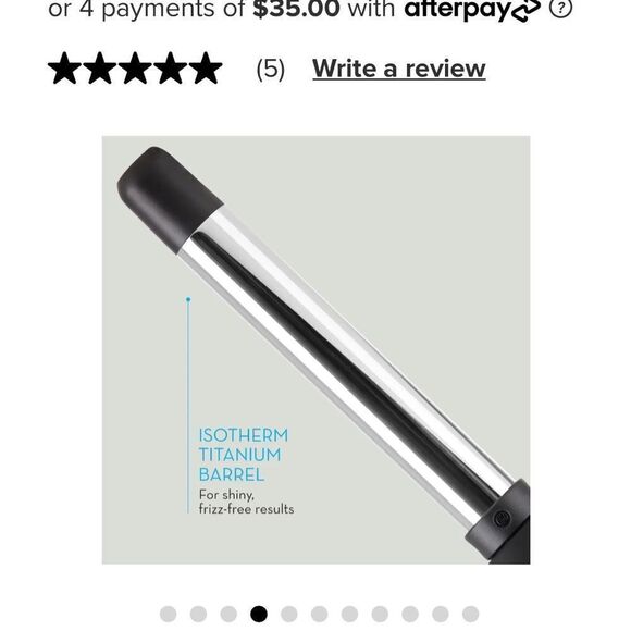 Paul mitchell neuro angle 1.25”cone barrell curling/styling iron/rod nib/nip/nwt - Picture 4 of 10